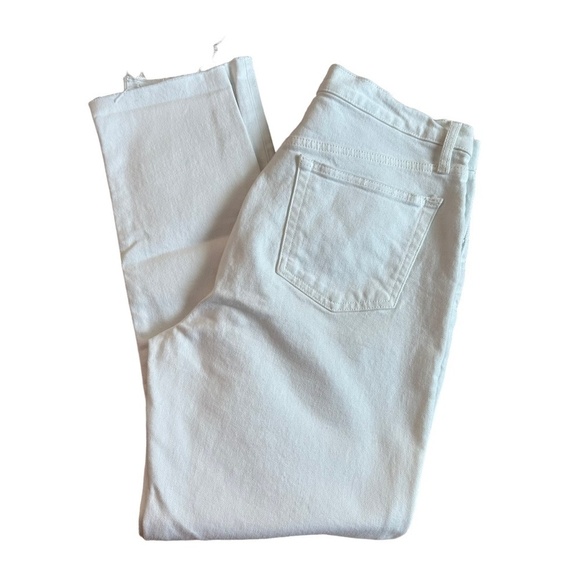 Free People We the Free 5 Button Fly Jeans High Rise Raw hems Distressed Size 31 - Picture 10 of 16